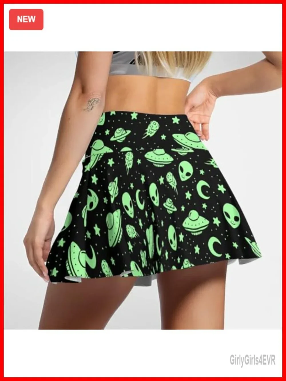 Women's High Waisted Tennis Skirt with Pockets Inner Shorts Athletic Golf Skort